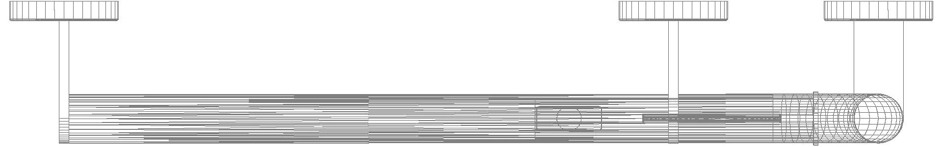 HEWI Winkelgriff, d:30, PRH, A1:1000, W1:500, li, chrom