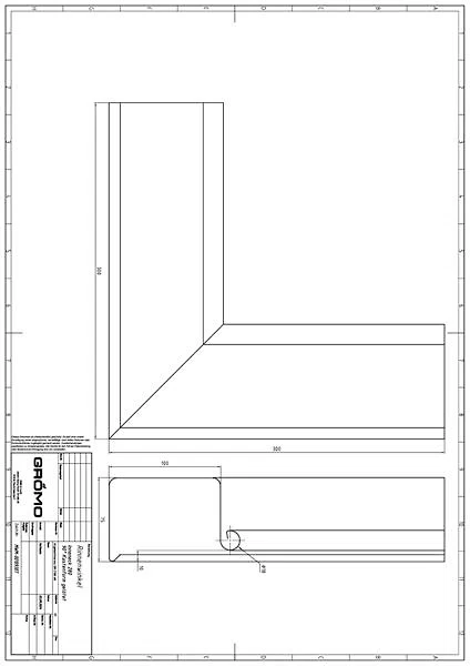 Alu Rinnenwinkel Kastenform Inneneck 280, #Art.Nr. 84317