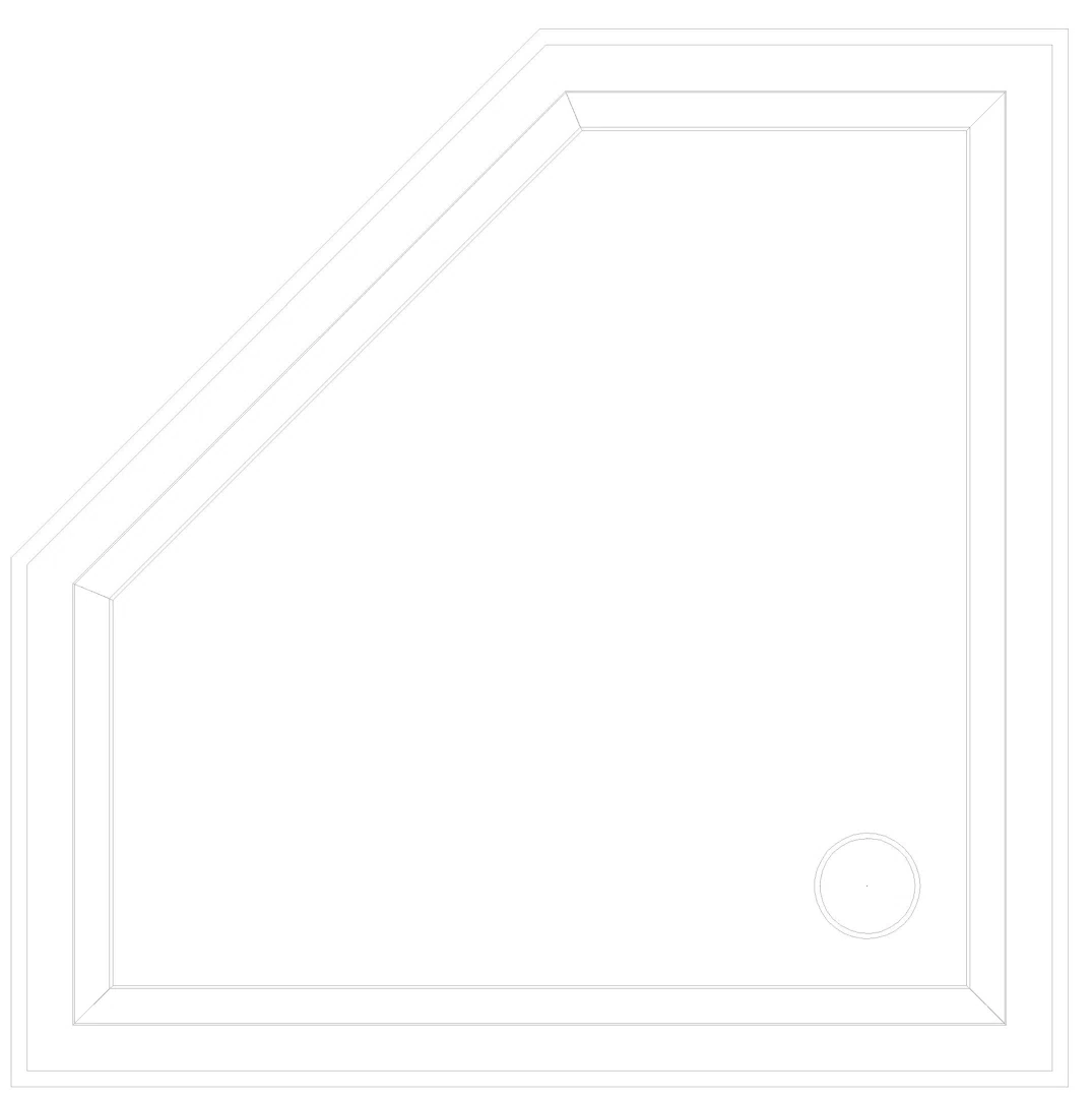 KALDEWEI CORNEZZA Duschfläche, 1000x1000x32 mm, Modell-Nr: 673-1