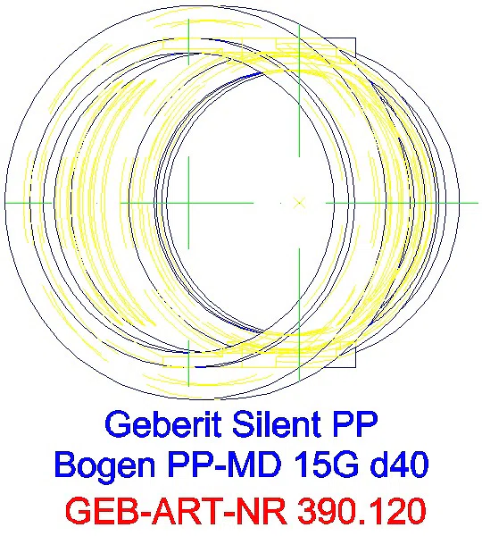 GE Silent-PP Bogen 15Gr d40_390.120.14.1_G