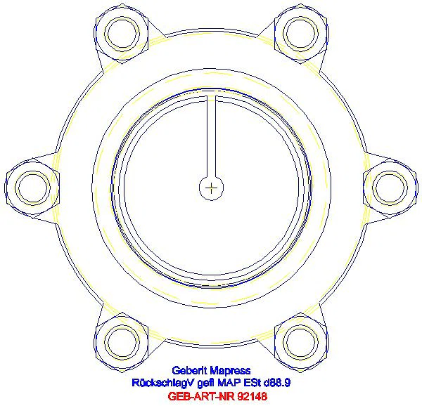 GE Mapress Rückschlagventil NPW geflanscht d88,9_92148_L