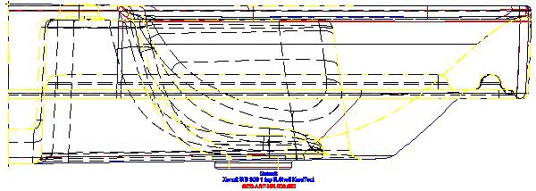 Xeno2 Waschtisch m. Ablg. re, 90x48cm m. Hl., o. Ül., KeraTect_500.533.01.1_L