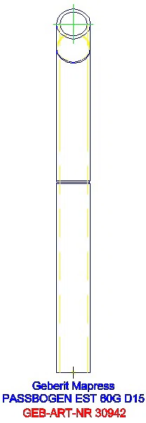 GE Mapress Edelstahl Passbogen 60Gr d15_30942_L