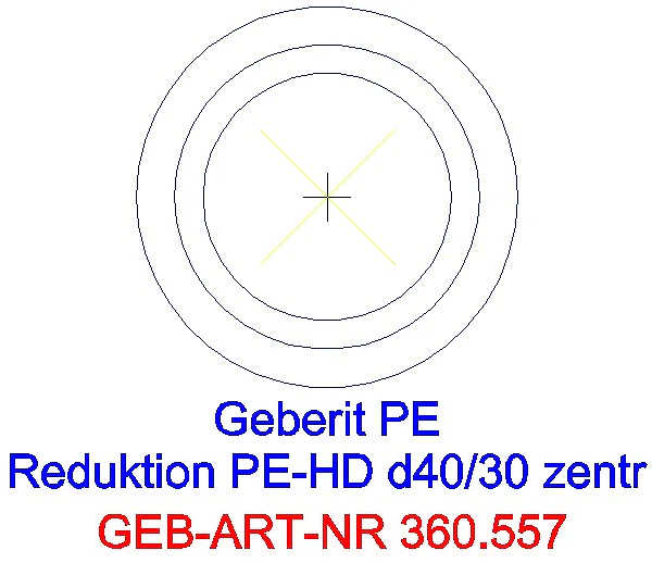 GE PE Reduktion zentrisch kurz d40/32_360.557.16.1_G