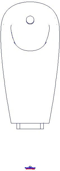 GE Urinal Selva, für integrierte Steuerung_116.085.00.1_A