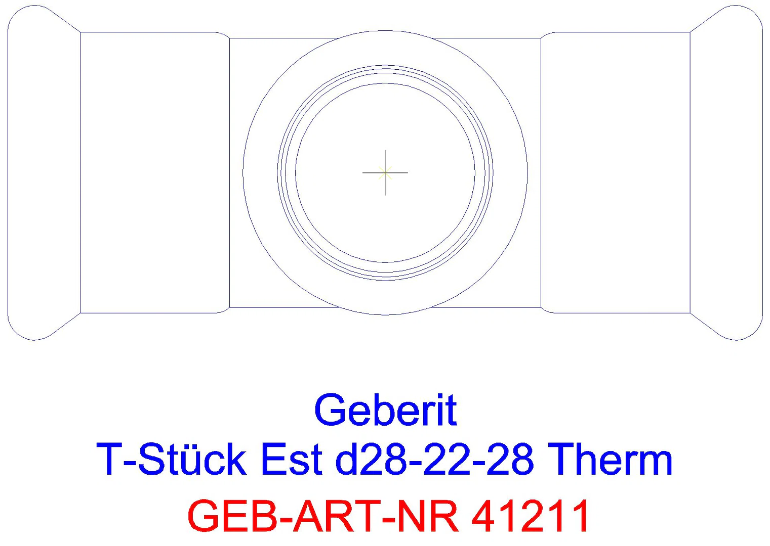 GE Mapress Therm T-Stück reduziert d28-18-28_41211_g