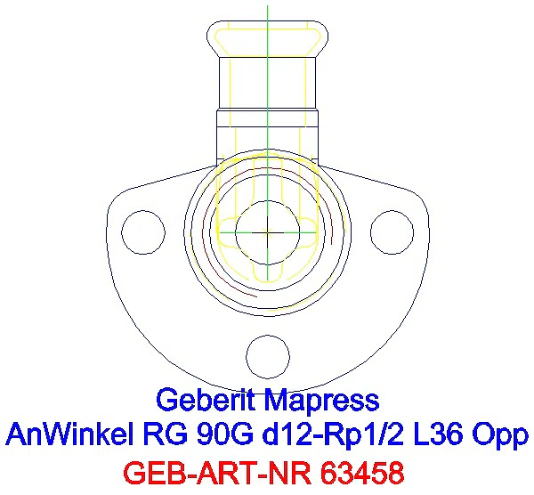 GE Mapress Kupfer Anschlusswinkel 90Gr Rg d12-Rp1/2 L:3,6cm_63458_A
