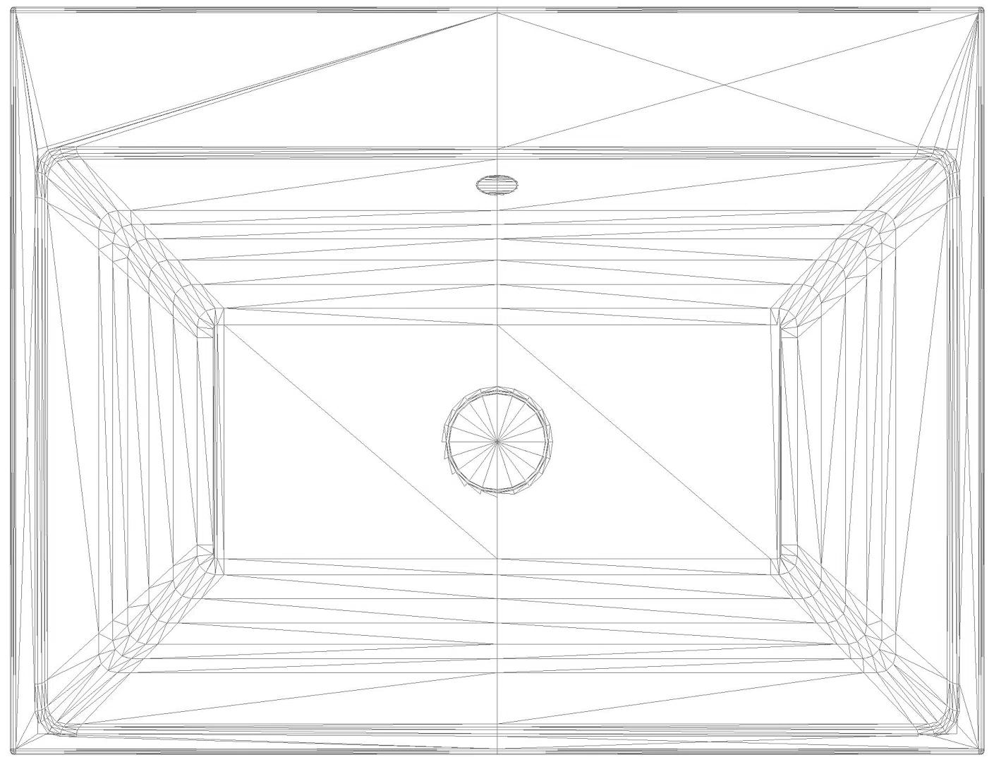 KALDEWEI PURO AUFSATZWASCHTISCH (RANDHÖHE 40 MM) 600x460x40 mm, Modell-Nr: 3154