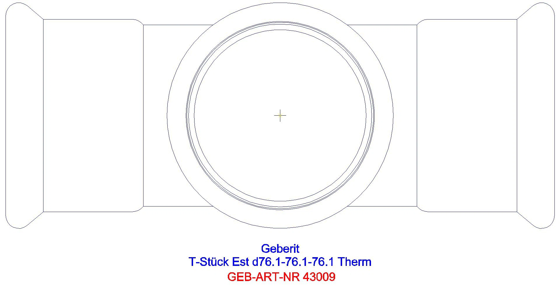 GE Mapress Therm T-Stück egal d54-54-54_43009_g