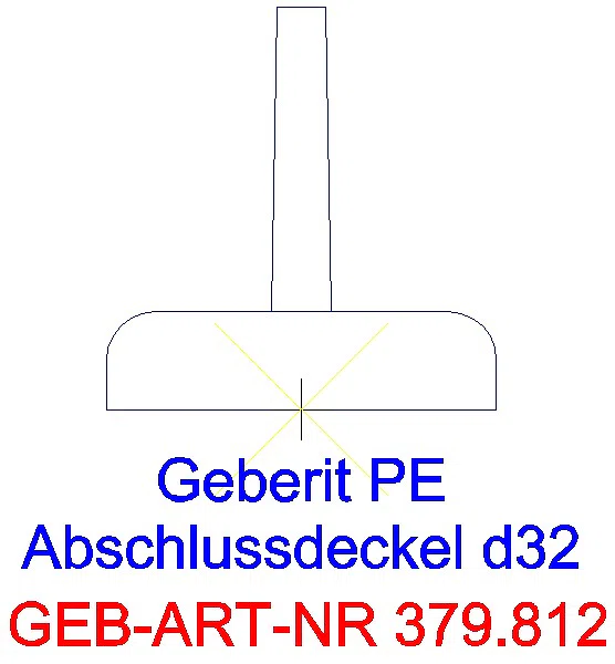 GE PE Enddeckel d32_379.812.16.1_L