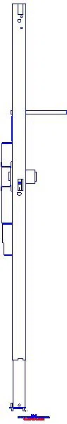 GE Duofix Element f. WT, 112 cm Standarmatur, mit UP Siphon_111480002_L