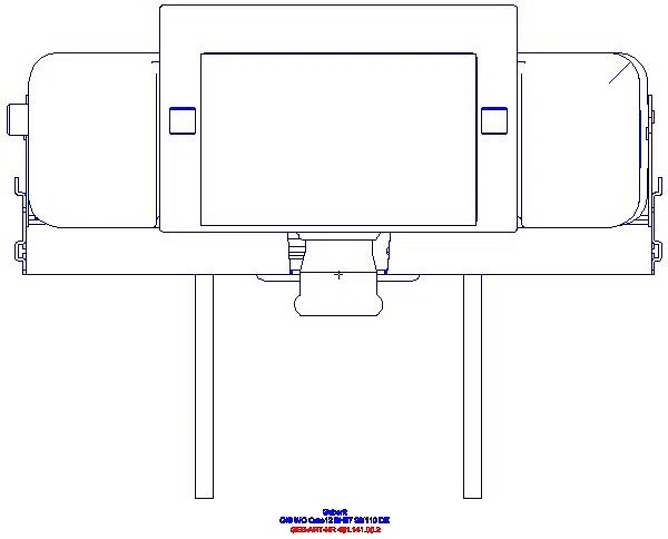 GE GIS Element f. Wand-WC, 87cm mit Omega UP-SPK 12cm_461141002_G