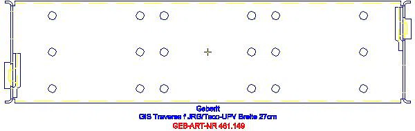 GE GIS Montageplatte für UP-Absperrventile 270 mm_461.149.00.1_A