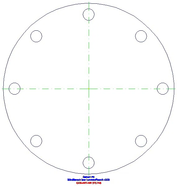 GE PE Blindflansch d200_370.748.00.1_G