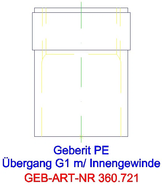 GE PE Übergang mit Innengewinde d40 Rp1_360.721.16.1_A