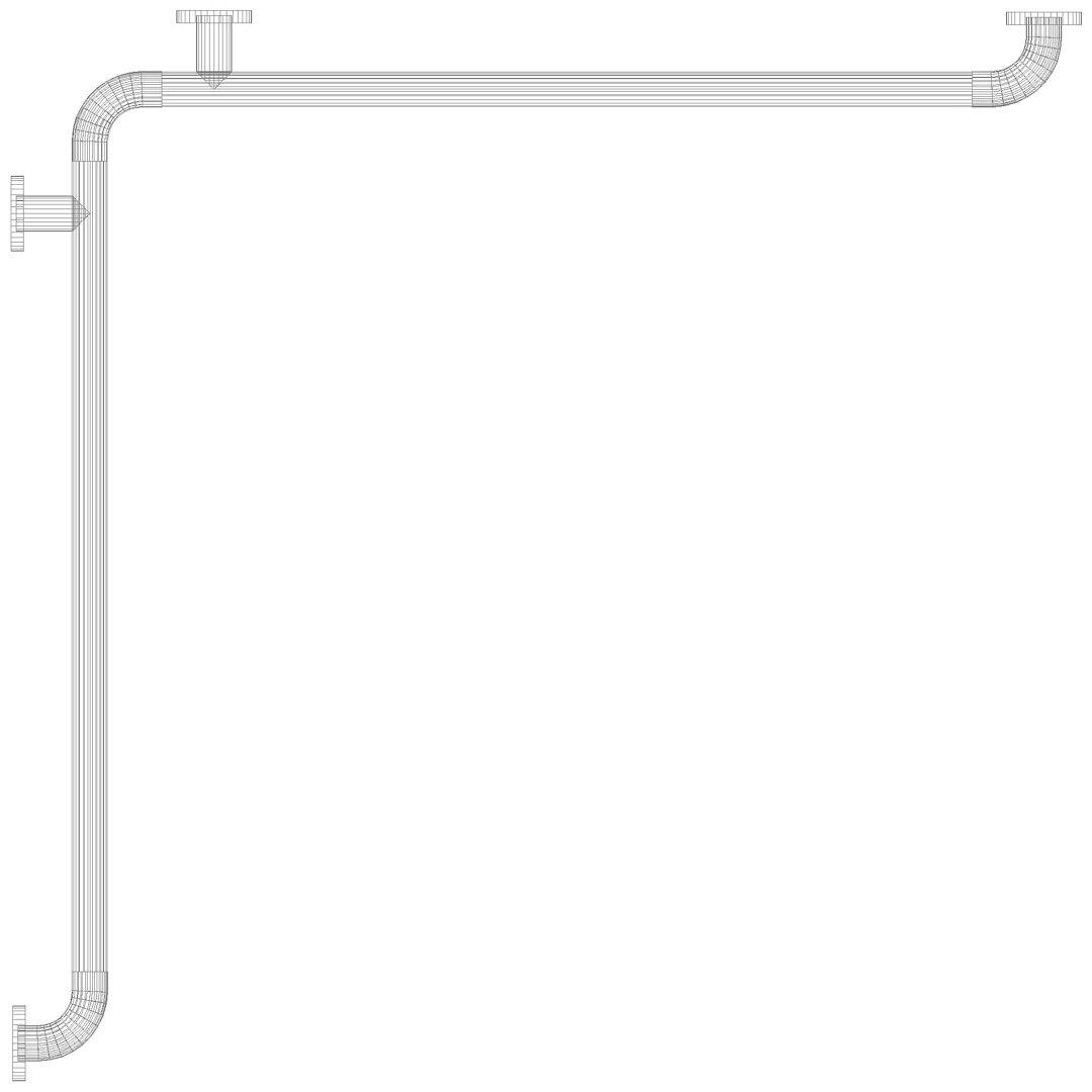 HEWI Dusch-Wannenhdl., matt, d:33, W1:962, W2:962 lichtgrau