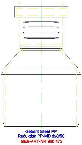 GE Silent-PP Reduktion exzentrisch d90/50/50_390.472.14.1_L