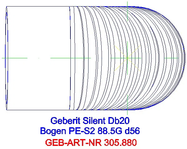 GE Silent-db20 Bogen 88,5Gr d56_305.880.14.1_G