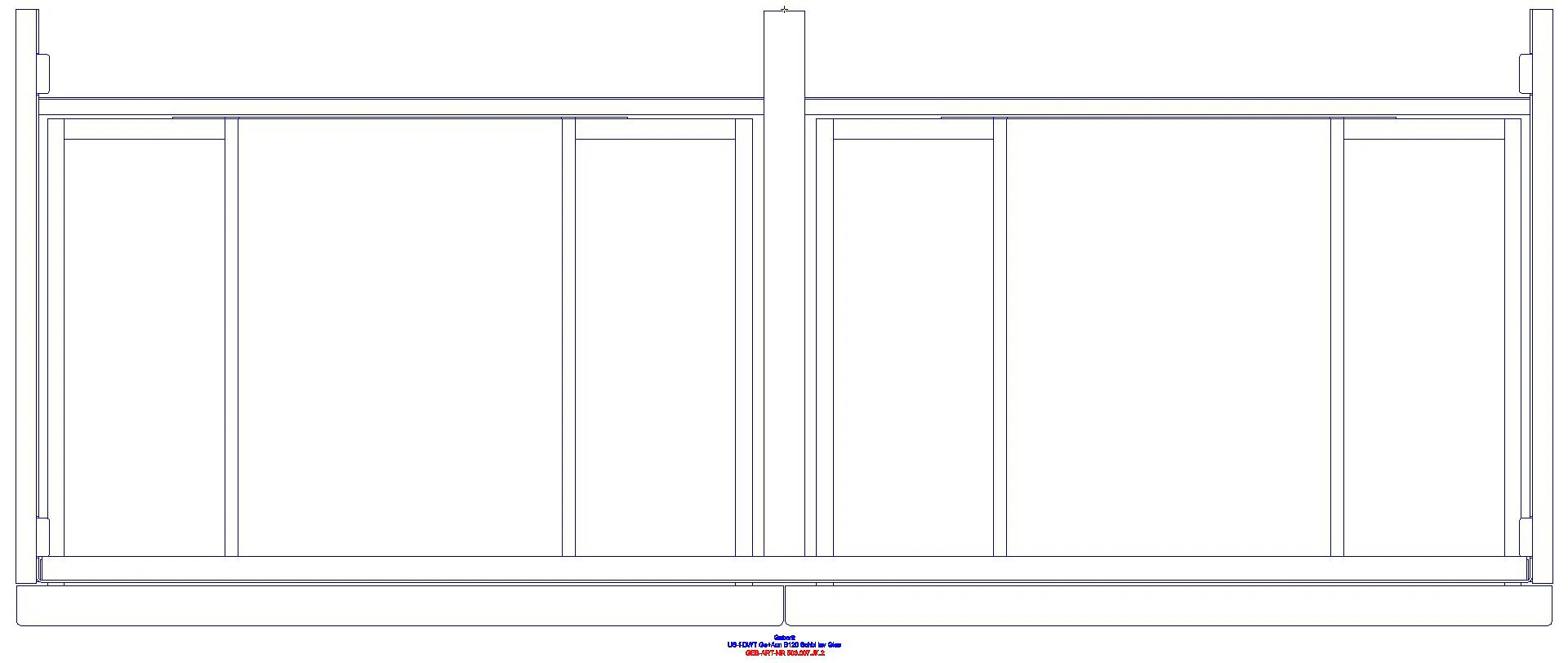 Acanto US für DWT B:120cm, 2 Schubl. 2 i.Schubl., lava matt/Glas lava_503007jk2_g