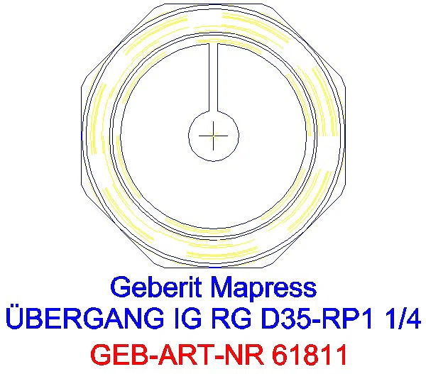 GE Mapress Kupfer Übergang mit IG Rg d35-Rp1 1/4_61811_L