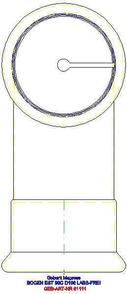 GE Mapress Edelstahl Bogen 90Gr d108 (LABS-frei)_81111_L