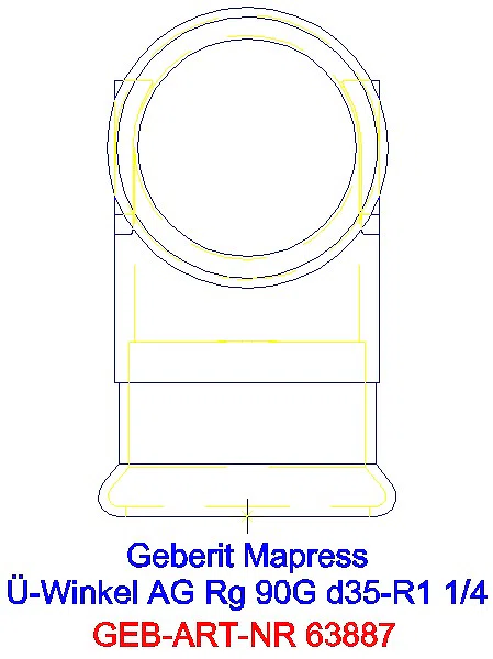 GE Mapress Kupfer Übergangswinkel 90Gr mit AG Rg d35-R1 1/4_63887_L