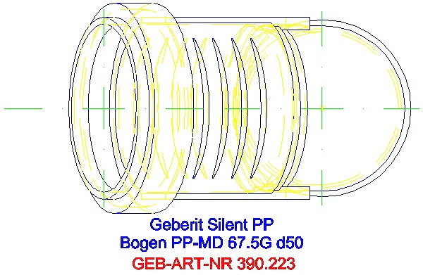 GE Silent-PP Bogen 67,5Gr d50_390.223.14.1_G