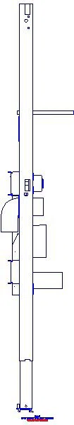 GE Duofix Element f WT, 112cm, Standarm. 1 WZ-Strecke, UP-KH u. Anschl. T-St._111077002_L