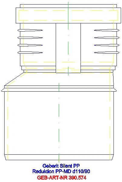 GE Silent-PP Reduktion exzentrisch d110/90_390.574.14.1_A
