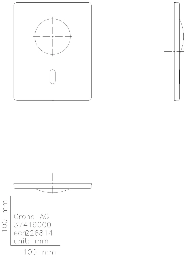 GROHE IR-WC-Elektr. Tectron Skate 37419 zusätzliche manuelle Betätigung chrom