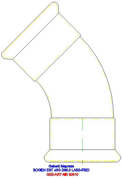 GE Mapress Edelstahl Bogen 45Gr d88,9 (LABS-frei)_82610_A