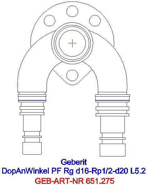 GE PushFit Doppelanschlusswinkel 90Gr Rg d16-Rp1/2-d20 L:52mm_651.275.00.1_A