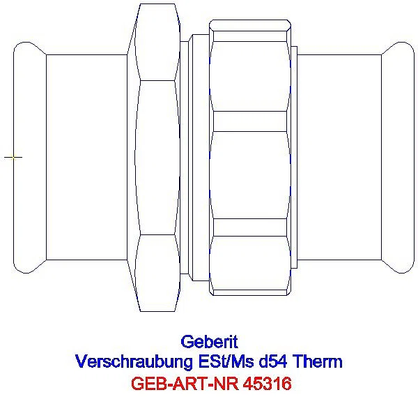 GE Mapress Therm Verschraubung d54 _45316_G
