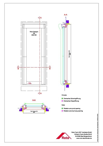 Designo R8 Klapp-Schwingfenster