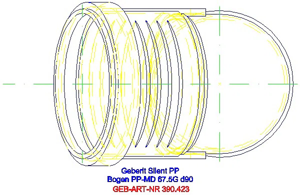 GE Silent-PP Bogen 67,5Gr d90_390.423.14.1_G