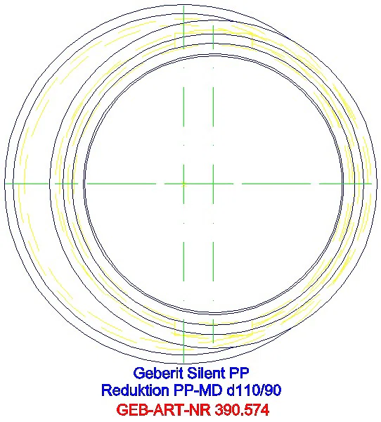 GE Silent-PP Reduktion exzentrisch d110/90_390.574.14.1_G