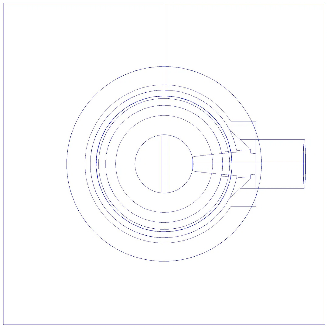 KESSEL-Grundkörper Der Ultraflache 54 DN 50, WaD, Geruchsverschluss 22 mm (3D)