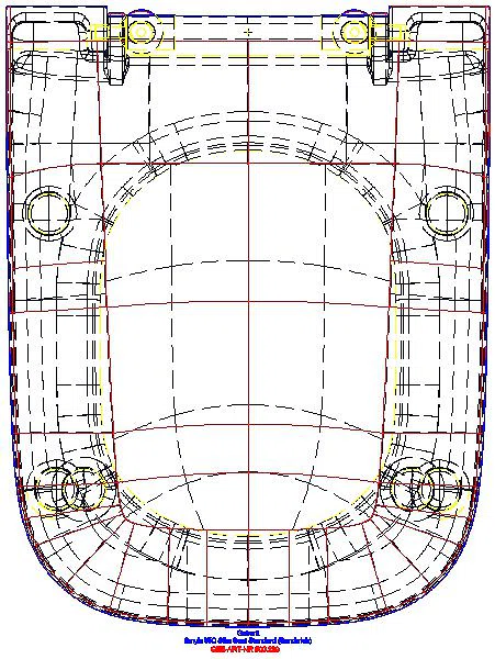 Smyle Square WC-Sitz, schmales Design Sandwichform_500.239.01.1_G