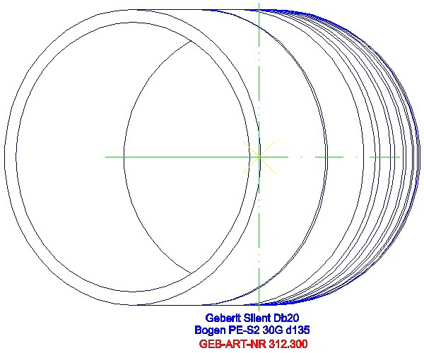 GE Silent-db20 Bogen 30Gr d135_312.300.14.1_G