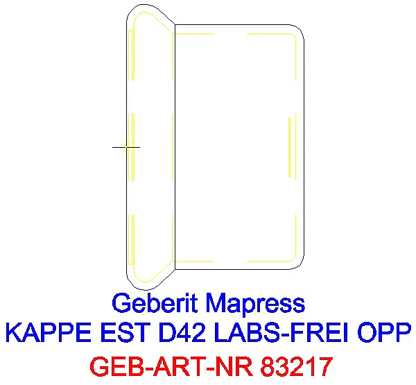 GE Mapress Edelstahl Kappe d42 (LABS-frei)_83217_G