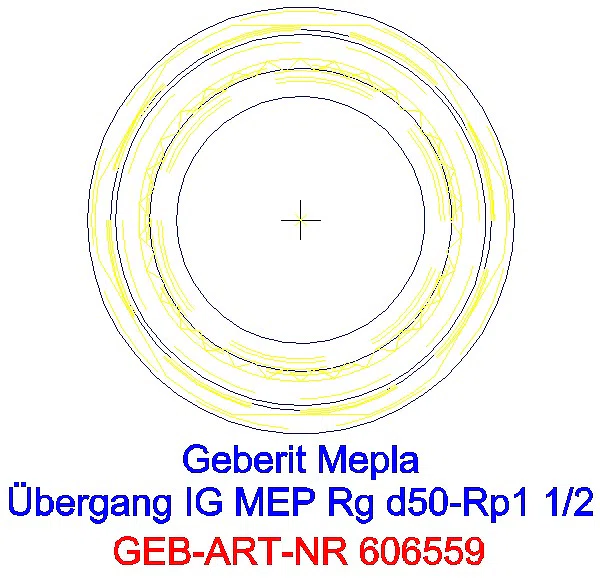 GE Mepla Übergang mit IG Rg d50-Rp1 1/2_606.559.00.5_L