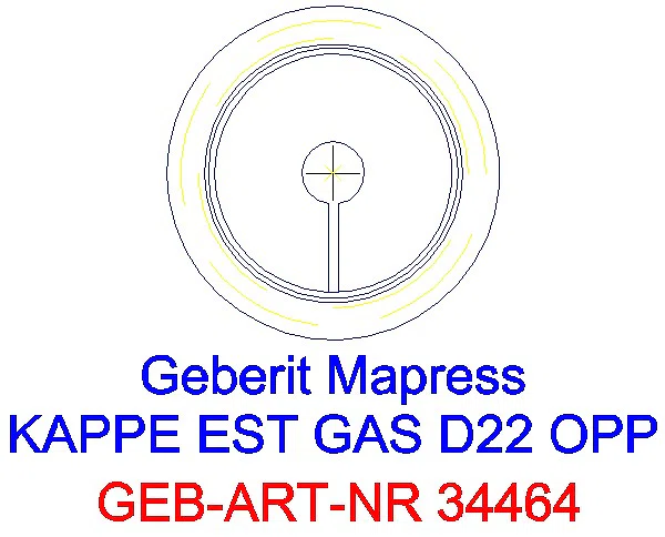 GE Mapress Edelstahl Kappe d22 (Gas)_34464_L