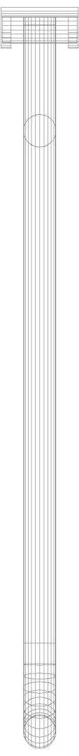 HEWI Stützklappgriff Ser 801, L:750mm, antimikrobiell signalweiß