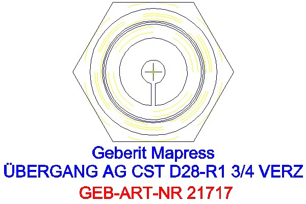 GE Mapress C-Stahl Übergang mit AG d28-R3/4 verzinkt_21717_L