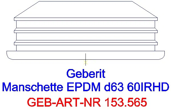 GE Manschette EPDM für d63 d 40x58 mm_153.565.16.1_G