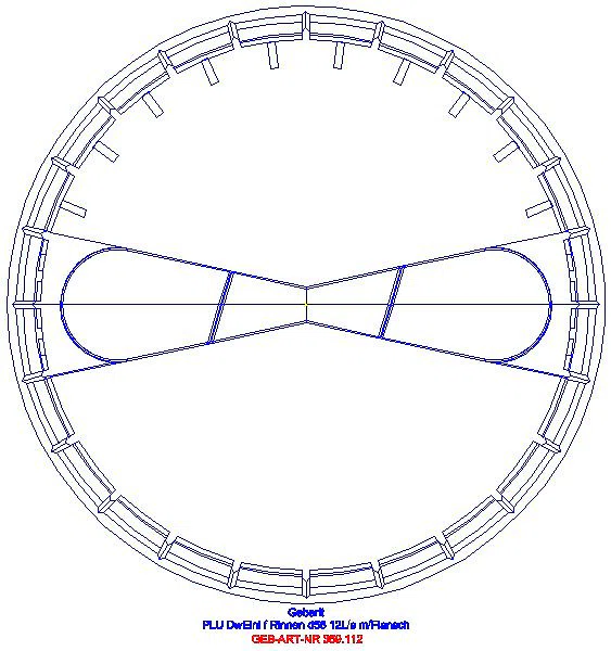 GE Pluvia Dachwassereinlauf mit Flansch für Rinnen d56 12l/s_359.112.00.1_G