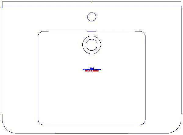 Renova Comfort Square WT barrierefrei 75x55cm, m. Hl., m. Ül._128575000_G