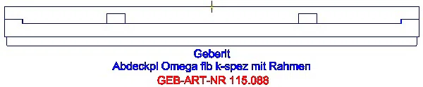 GE Abdeckplatte Omega flächenbündig, mit Sichtrahmen_115.088.00.1_G