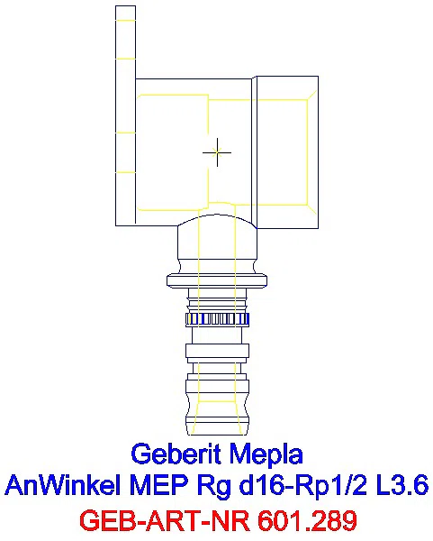 GE Mepla Anschlusswinkel 90Gr Rg d16-Rp1/2 L:36mm_601.289.00.5_L
