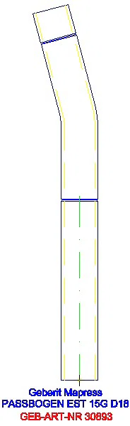 GE Mapress Edelstahl Passbogen 15Gr d18_30893_A